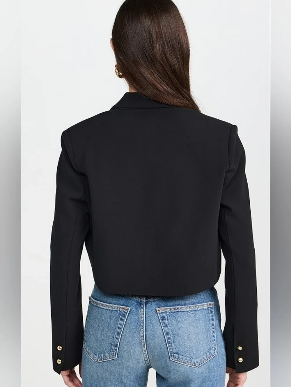 NWT Black Halo Hugo Crop Blazer, Size 2 - Picture 4 of 13